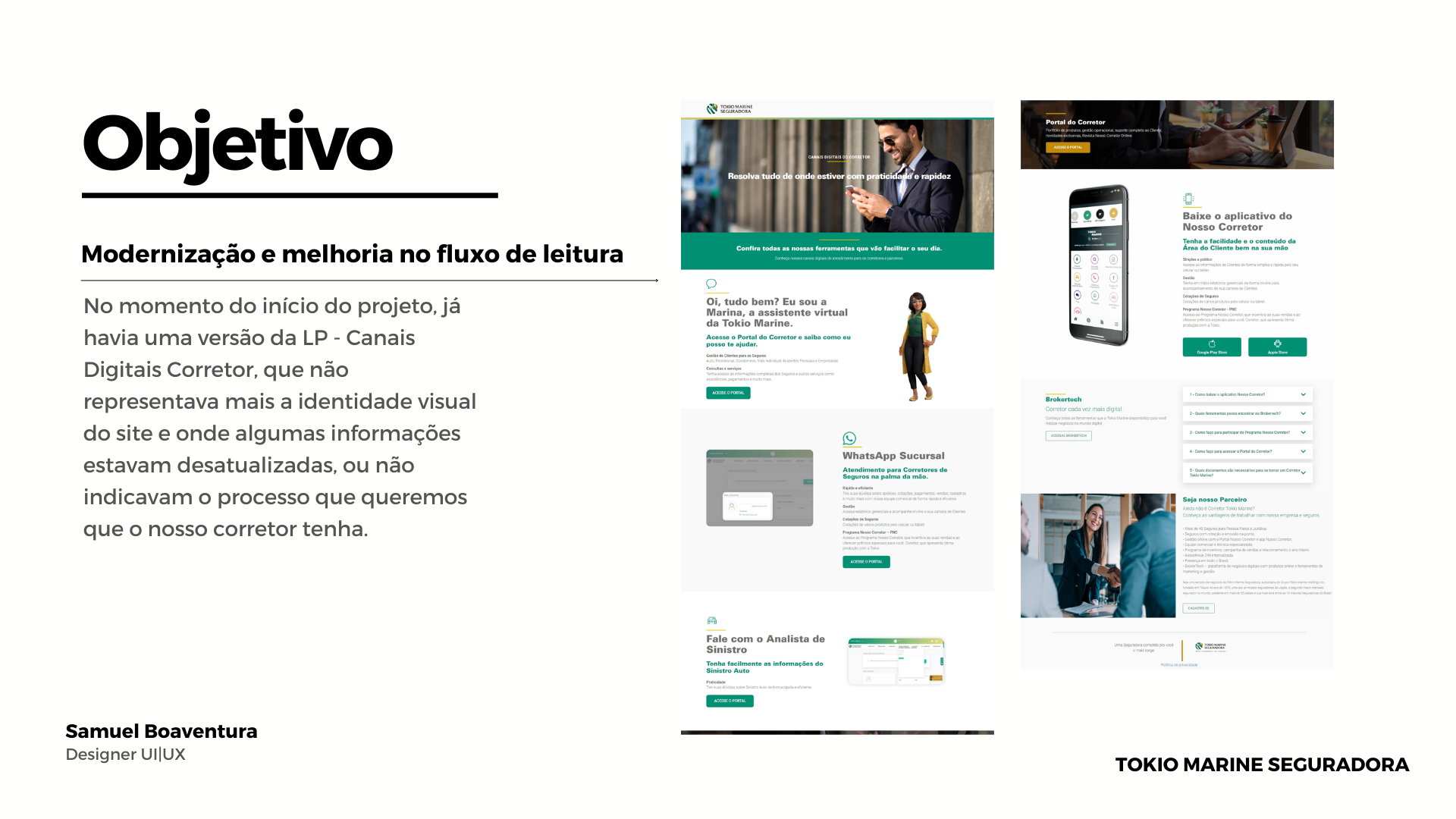 Interfaces dos canais digitais para corretores — Tokio Marine Seguradora — imagem 3